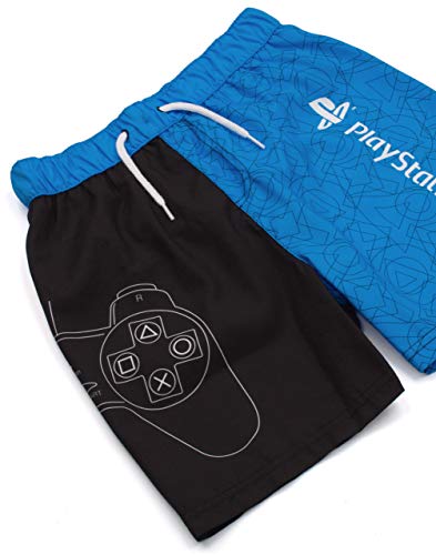 Playstation Swim Shorts para niños Gamer Swimming Pants Trunks Swimwear Kids 8-9 años