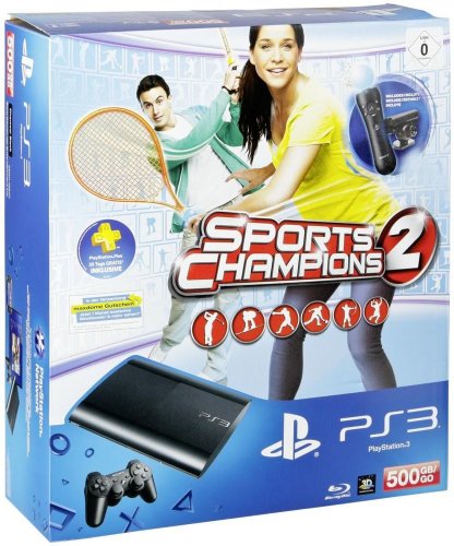 PlayStation3 - Consola 500 GB + Sports Champions 2 + Cámara + Move Controller
