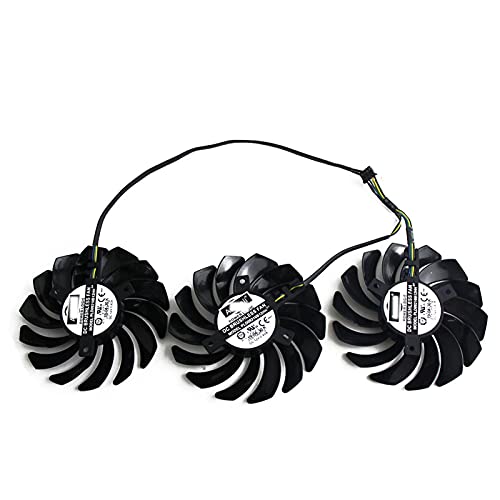PLD09210B12HH DC12V 0.40A RTX2070 RTX2080 para MSI para GEFORCE RTX 2070 2080 2080 TI 11GB para Duke OC V1 Fan de la Tarjeta gráfica (Blade Color : 1pcs)