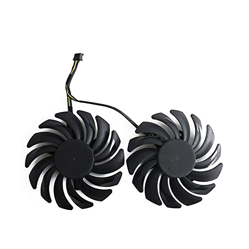 PLD09210B12HH DC12V 0.40A RTX2070 RTX2080 para MSI para GEFORCE RTX 2070 2080 2080 TI 11GB para Duke OC V1 Fan de la Tarjeta gráfica (Blade Color : 2pcs)