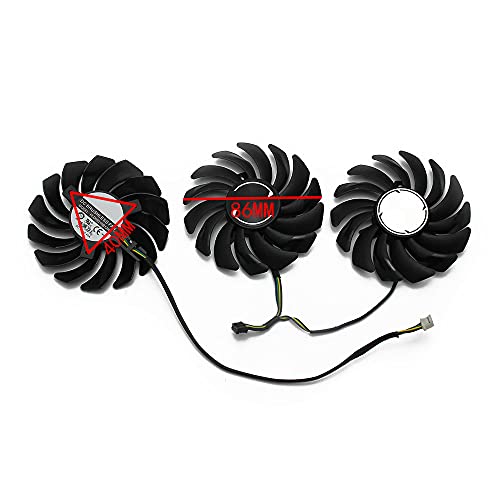 PLD09210B12HH DC12V 0.40A RTX2070 RTX2080 para MSI para GEFORCE RTX 2070 2080 2080 TI 11GB para Duke OC V1 Fan de la Tarjeta gráfica (Blade Color : 3PCS)