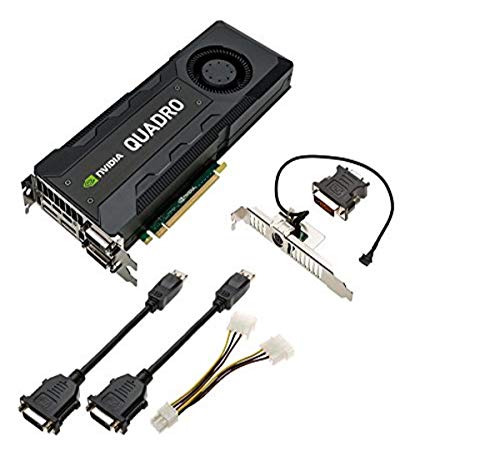 PNY Tarjeta gráfica NVIDIA Quadro K5200 8GB GDDR5 PCIe3.0 GPU (VCQK5200-PB)