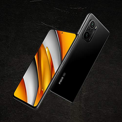 POCO F3 5G - Smartphone 8+256GB, 6,67” 120 Hz AMOLED DotDisplay, Snapdragon 870, cámara triple de 48MP, 4520 mAh, Negro Nocturno (versión ES/PT), incluye auriculares Mi