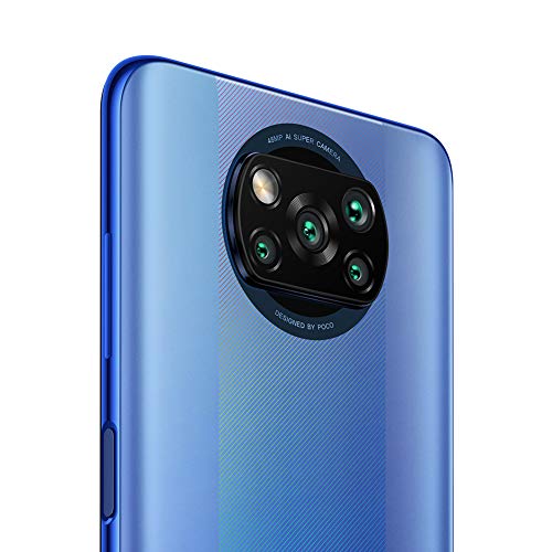 POCO X3 Pro, Smartphone 8+256 GB, 6,67” 120 Hz FHD+ DotDisplay, Snapdragon 860, cámara cuádruple de 48 MP, 5160 mAh, Azul (versión ES/PT), incluye auriculares