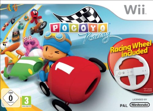Pocoyo racing + racing wheel [Importación francesa]