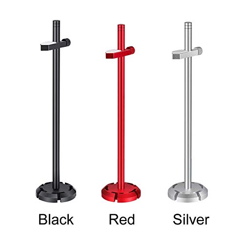 POHOVE Tarjeta Gráfica Gpu Brace Soporte, Tarjeta de Vídeo Sag Soporte, Soporte Deslizante Ajustable Soporte para Ordenador Carcasas, Anodizado Aeroespacial Aluminio - Rojo, Free Size