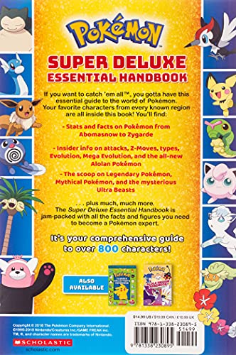 Pokemon: Super Deluxe Essential Handbook: The Need-to-know Stats and Facts on over 800 Characters!