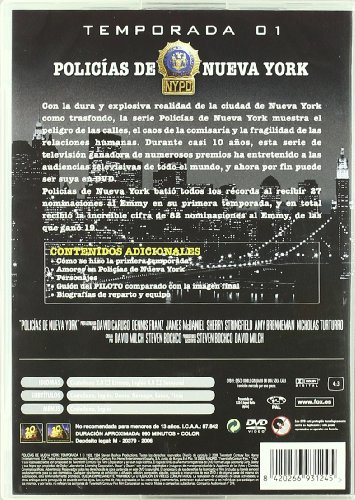 Policias De Nueva York 1ª Temporada [DVD]