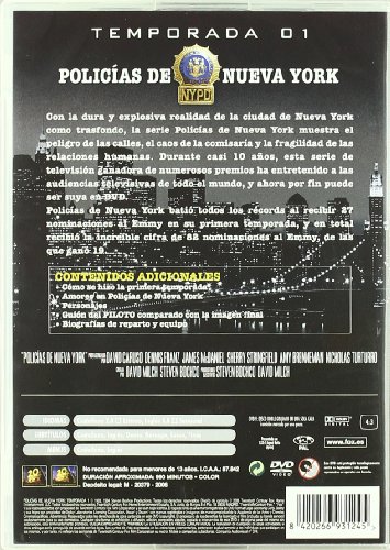 Policias De Nueva York 1ª Temporada [DVD]