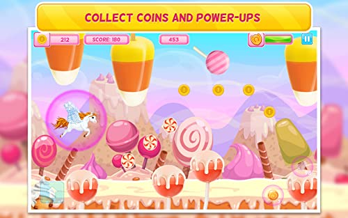 Pony in Candy World : Adventure Arcade Game : Free