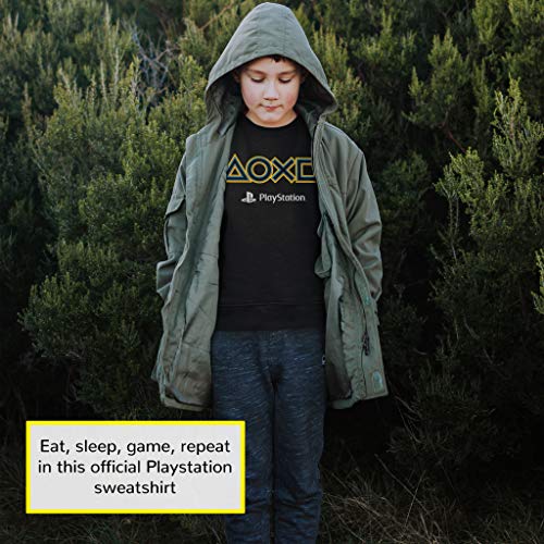 Popgear Playstation Iconos Chicos Crewneck Negro 128