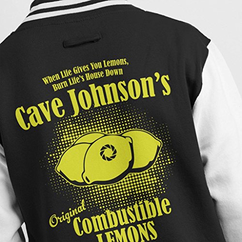 Portal 2 Cave Johnsons Combustible Lemons Kid's Varsity Jacket