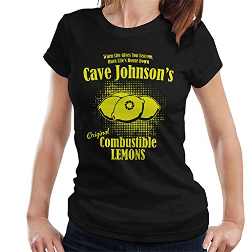 Portal 2 Cave Johnsons Combustible Lemons Women's T-Shirt