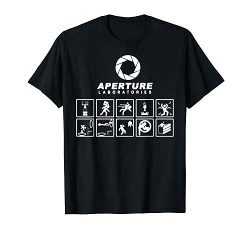 Portal Aperture Science Laboratories Videojuego Me Camiseta