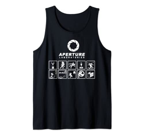 Portal Aperture Science Laboratories Videojuego Me Camiseta sin Mangas