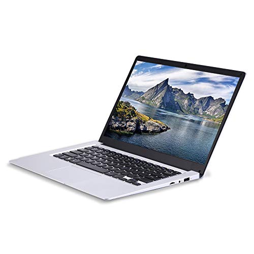 Portátil de 13,3 Pulgadas (procesador celeron_j3455 de Cuatro núcleos y 64 bits, 6 GB de RAM, SSD de 128 GB), Uso Duradero de una batería de Gran Capacidad de 10000 mAh, Windows 10 Pro