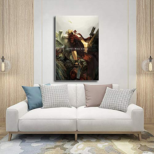 Póster de Game Devil May Cry 6 Lienzo decorativo para pared de 30 x 45 cm, estilo Unframe-1