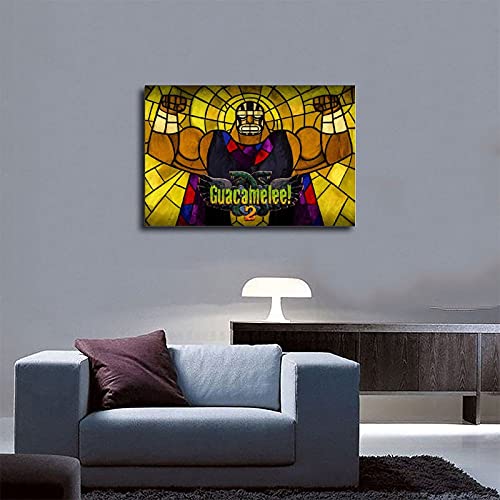 Póster de Guacamelee 2 en lienzo para pared de 30 x 45 cm