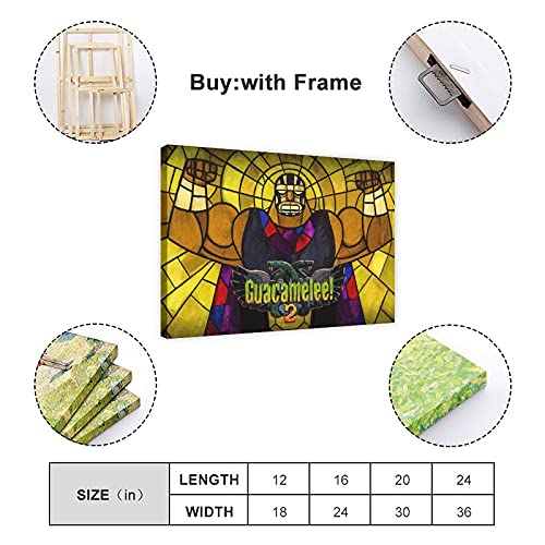 Póster de Guacamelee 2 en lienzo para pared de 30 x 45 cm