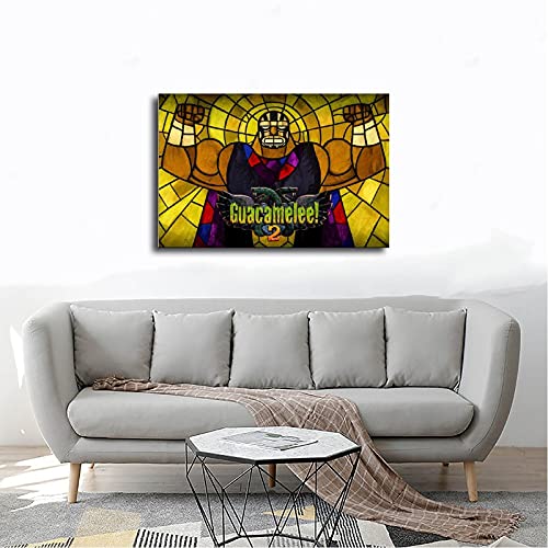 Póster de Guacamelee 2 en lienzo para pared de 30 x 45 cm