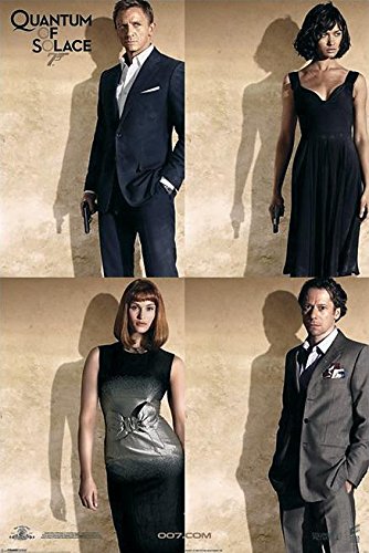 Póster James Bond 007 "Quantum of Solace" (61cm x 91,5cm) + 1 Póster con motivo de paraiso playero