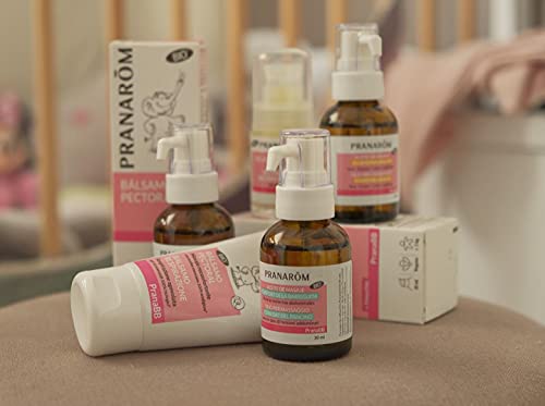 Pranarôm Bálsamo pectoral bebé, bálsamo respiratorio, fórmula dermatológicamente testada, 40 ml