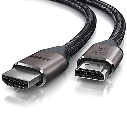Primewire – 2m - Cable Premium 8K HDMI 2.1-8K a 120 Hz DSC - 4K 2K - 7680 x 4320 - UHD II - HDMI 2.1 2.0a 2.0b - 3D - Alta Velocidad Ethernet – HDR - eARC – Compatible BLU Ray PS4 PS5 Xbox