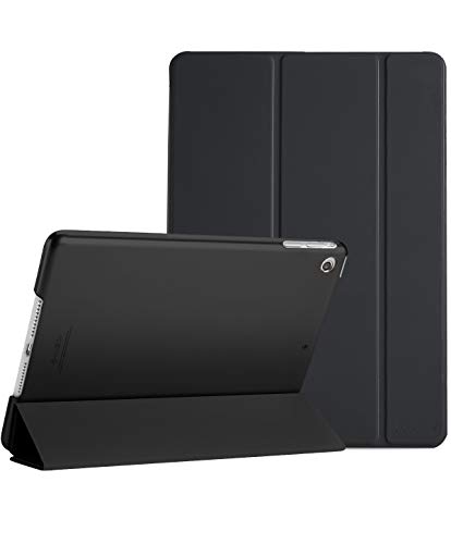ProCase Funda iPad Mini 1/2/3 (Modelos Viejos), Carcasa Folio Ligera Delgada con Smart Cover Reverso Translúcido para 7,9" Apple iPad Mini 1 Mini 2 Mini 3 –Negro