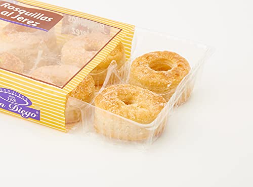 Productos San Diego Rosquillas al Jerez - Paquete de 12 x 175 gr - Total: 2100 gr