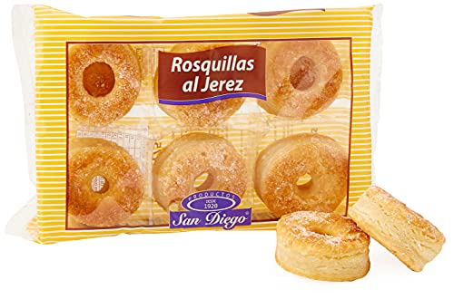 Productos San Diego Rosquillas al Jerez - Paquete de 12 x 175 gr - Total: 2100 gr
