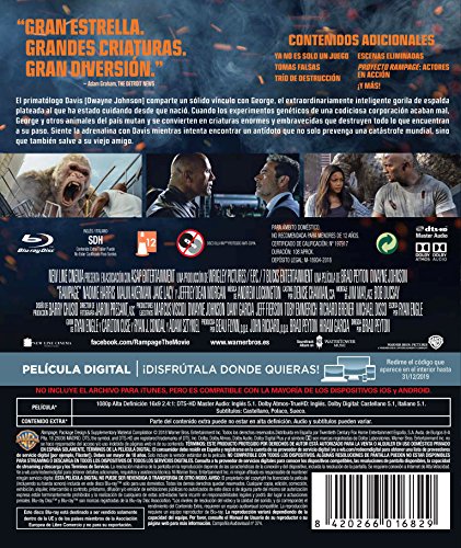 Proyecto Rampage Blu-Ray [Blu-ray]