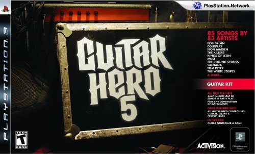 PS3 Guitar Hero 5 Guitar Bundle by Activision