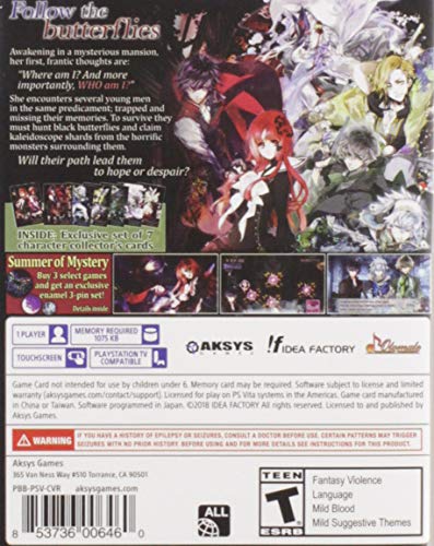 Psychedelica of the Black Butterfly (PlayStation Vita) [Importación inglesa]