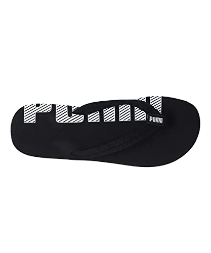 PUMA Epic Flip v2, Zapatos de Playa y Piscina, para Unisex adulto, Negro (black-white), 48.5 EU