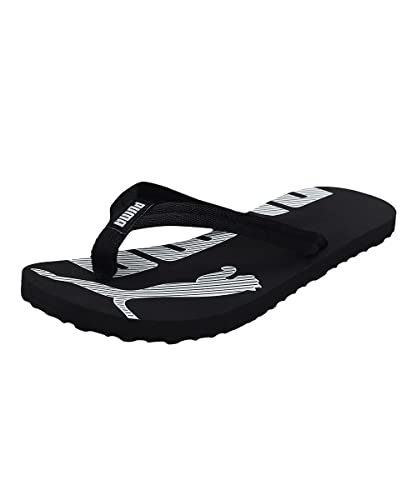 PUMA Epic Flip v2, Zapatos de Playa y Piscina, para Unisex adulto, Negro (black-white), 48.5 EU