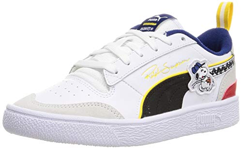PUMA Peanuts Ralph Sampson JR, Zapatillas, Blanco Negro, 37 EU