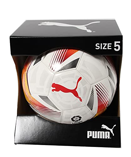 PUMA Pelota LaLiga 1 Accelerate MS Ball, Puma White-Multi Colour
