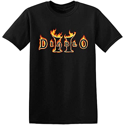 Puqu Diablo 2 Shirt Action RPG Hack n Slash Video Game Black T-Shirt