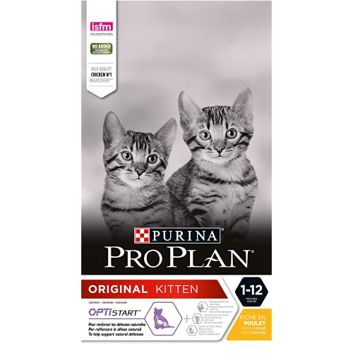 Purina Pro Plan Comida Seco para Gato Junior con Optistart, Sabor Pollo 6 x 1.5 Kg