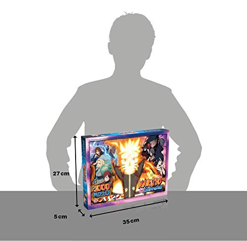 Puzle de 1000 Piezas de Naruto – Top Trumps – Rompecabezas para Niños y Adultos