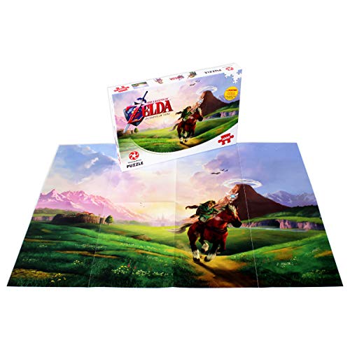Puzle de 1000 Piezas de The Legend Of Zelda Ocarina Of Time - Top Trumps - Rompecabezas para Niños y Adultos