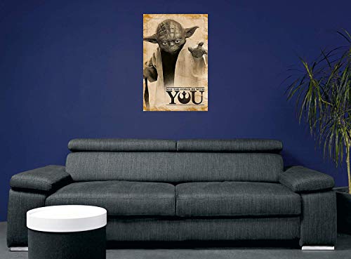 Pyramid intl - Poster Star Wars - Yoda May The Force be with You 61x92cm - 5050574336901