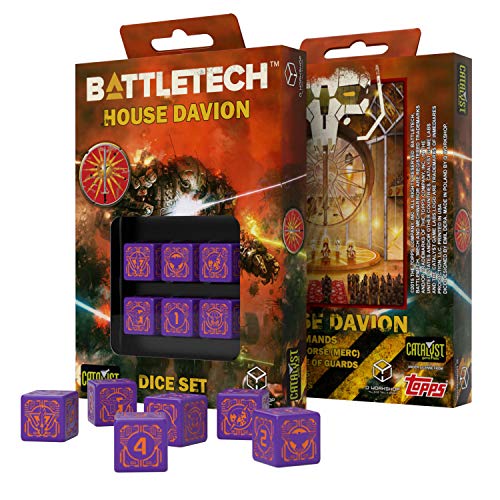 Q Workshop Battletech House Marik RPG Dice Set 6 x D6