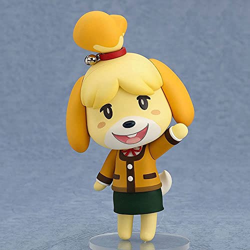 QKESS Animal Forest: New Leaf Shizue Winter Clothes Ver Nendoroid Animal Crossing Anime Dibujos Animados Modelo De Juego Colecciones De Personajes Regalos para Fanáticos del Anime