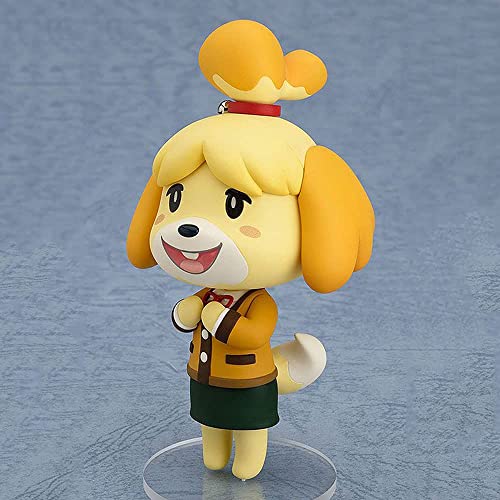 QKLQB Animal Forest: New Leaf Shizue Winter Clothes Ver Nendoroid Animal Crossing Anime Dibujos Animados Modelo De Juego Colecciones De Personajes Regalos para Fanáticos del Anime