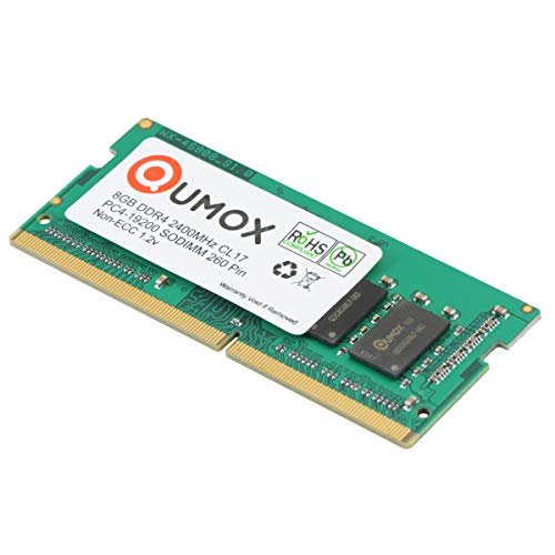 QUMOX 8GB DDR4 2400 2400MHz PC4-19200 PC-19200 (260 Pin) SODIMM Memory 8GB