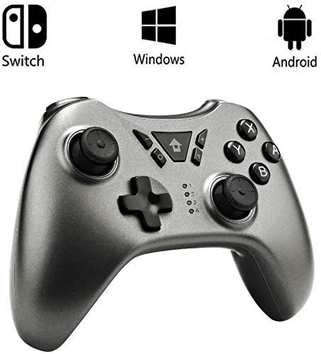QUMOX Gamepad inalámbrico Mando Compatible para Switch PS3 PC Android TV Box Bluetooth