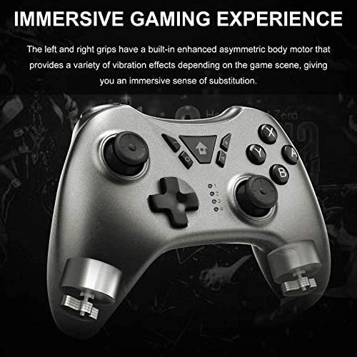 QUMOX Gamepad inalámbrico Mando Compatible para Switch PS3 PC Android TV Box Bluetooth