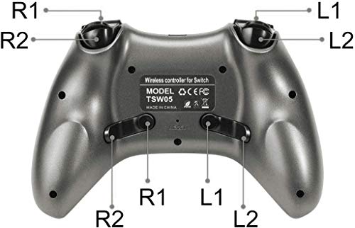 QUMOX Gamepad inalámbrico Mando Compatible para Switch PS3 PC Android TV Box Bluetooth