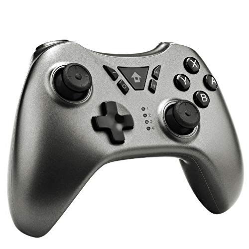 QUMOX Gamepad inalámbrico Mando Compatible para Switch PS3 PC Android TV Box Bluetooth